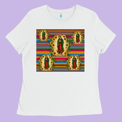 Our Lady Of Guadalupe Tumbler Ladies Tee Designed By Jahusdesignshop