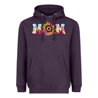 Plum Tie dye sunflower Mom Mother's Day Heavyweight Hoodie - HowdyJamesFarm