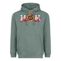 Sage Tie dye sunflower Mom Mother's Day Heavyweight Hoodie - HowdyJamesFarm