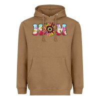 Toasted Coconut Tie dye sunflower Mom Mother's Day Heavyweight Hoodie - HowdyJamesFarm