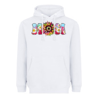 White Tie dye sunflower Mom Mother's Day Heavyweight Hoodie - HowdyJamesFarm