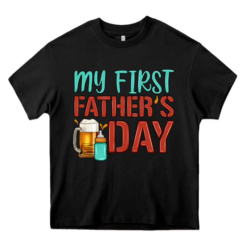 My First Father's Day Heavy Core Tee by Artiststas | Teevron