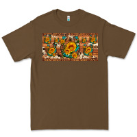 Cacao sunflower gemstone leopard cowhide horseshoe license plate Premium Tee - Artiststas