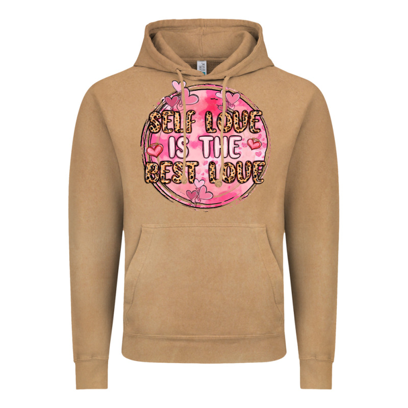 Self Love Is The Best Love Vintage Hoodie by MaliasSmallBusiness | Teevron