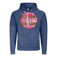 Vintage Denim self love is the best love Vintage Hoodie - MaliasSmallBusiness