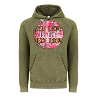 Vintage Olive self love is the best love Vintage Hoodie - MaliasSmallBusiness