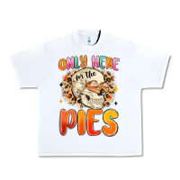 White only here for the pies Urban Heavy Tee - MaliasSmallBusiness