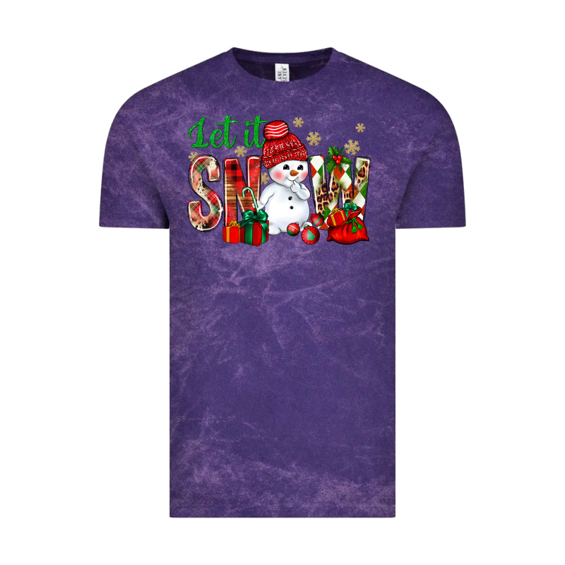 Let It Snow With Snowman Vintage Tee by NancyCooperArtShop | Teevron