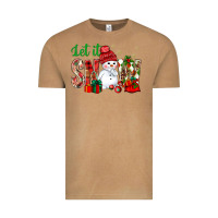 Vintage Camel let it snow with snowman Vintage Tee - NancyCooperArtShop