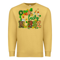 Antique Gold St. Patricks Day one lucky nurse Premium Sweatshirt - HowdyJamesFarm