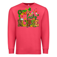 Cardinal St. Patricks Day one lucky nurse Premium Sweatshirt - HowdyJamesFarm