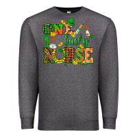 Charcoal Heather St. Patricks Day one lucky nurse Premium Sweatshirt - HowdyJamesFarm