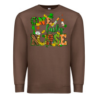 Chestnut St. Patricks Day one lucky nurse Premium Sweatshirt - HowdyJamesFarm