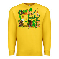 Lemon St. Patricks Day one lucky nurse Premium Sweatshirt - HowdyJamesFarm