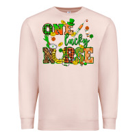 Pale Pink St. Patricks Day one lucky nurse Premium Sweatshirt - HowdyJamesFarm