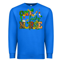 True Royal St. Patricks Day one lucky nurse Premium Sweatshirt - HowdyJamesFarm