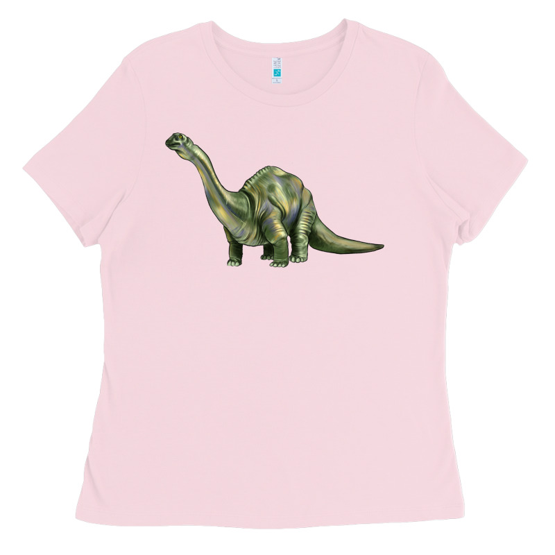 Dinosaur Brontosaurus Ladies Tee by Artiststas | Teevron