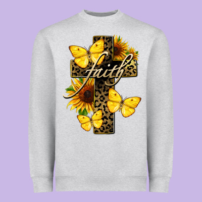 Western Faith Heavyweight Sweatshirt Designed By Lillyallendesigns