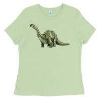 Dinosaur Brontosaurus Ladies Tee | Teevron