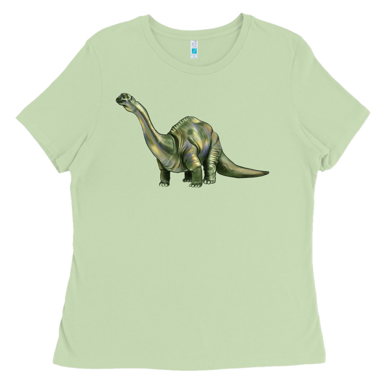 Dinosaur Brontosaurus Ladies Tee by Artiststas | Teevron