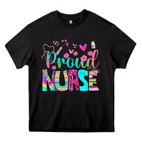 Black proud nurse Heavy Core Tee - BundleAndBundleShop