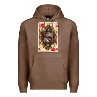 Chestnut King Of Hearts Cowboy Premium Hoodie - HowdyJamesFarm