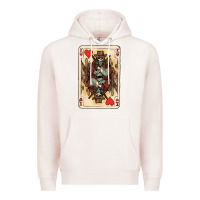 Pale Pink King Of Hearts Cowboy Premium Hoodie - HowdyJamesFarm