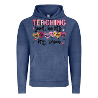 Vintage Denim teaching sweet hearts Vintage Hoodie - MaliasSmallBusiness
