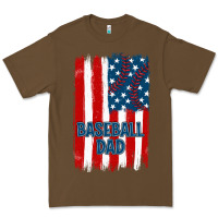 Cacao baseball dad american flag Premium Tee - JahusDesignShop