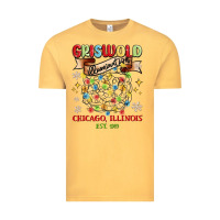 Vintage Mustard griswold illumination Vintage Tee - MaliasSmallBusiness