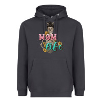 Smoke Mom life with skull Mother's Day Heavyweight Hoodie - CowGirlArtShop