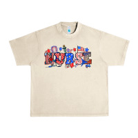 Sandshell 4th of july nurse Urban Heavy Tee - NancyCooperArtShop