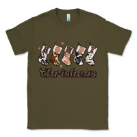 Army Green howdy christmas Classic Tee - MaliasSmallBusiness