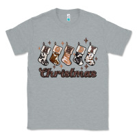 Heather Grey howdy christmas Classic Tee - MaliasSmallBusiness