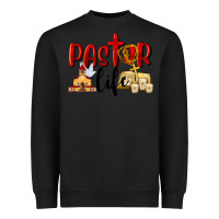 Black Pastor Life Heavyweight Sweatshirt - LillyAllenDesigns