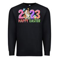 Black 2023 Happy Easter Premium Sweatshirt - CowGirlArtShop