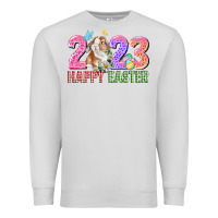 Dove Grey 2023 Happy Easter Premium Sweatshirt - CowGirlArtShop