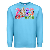Ocean Blue 2023 Happy Easter Premium Sweatshirt - CowGirlArtShop