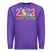Purple 2023 Happy Easter Premium Sweatshirt - CowGirlArtShop