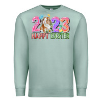 Seafoam 2023 Happy Easter Premium Sweatshirt - CowGirlArtShop