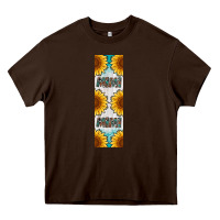 Chocolate Brown mimi sunflower leopard  pen wrap Heavy Core Tee - Artiststas
