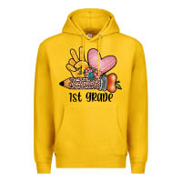 Lemon peace love 1st grade Premium Hoodie - JahusDesignShop