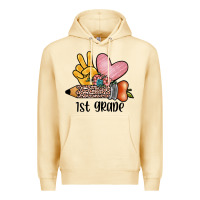 Pina Colada peace love 1st grade Premium Hoodie - JahusDesignShop