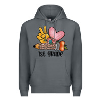 Rock peace love 1st grade Premium Hoodie - JahusDesignShop