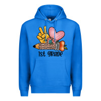 True Royal peace love 1st grade Premium Hoodie - JahusDesignShop