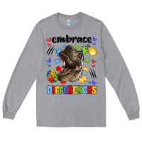 Heather Grey embrace differences Long Sleeve Tee - LillyAllenDesigns