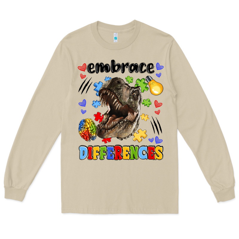 Embrace Differences Long Sleeve Tee by LillyAllenDesigns | Teevron