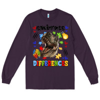 Plum embrace differences Long Sleeve Tee - LillyAllenDesigns