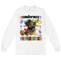 White embrace differences Long Sleeve Tee - LillyAllenDesigns