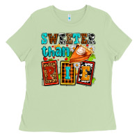 Matcha sweeter than pie with pumpkin pie Ladies Tee - AdoDesignShop